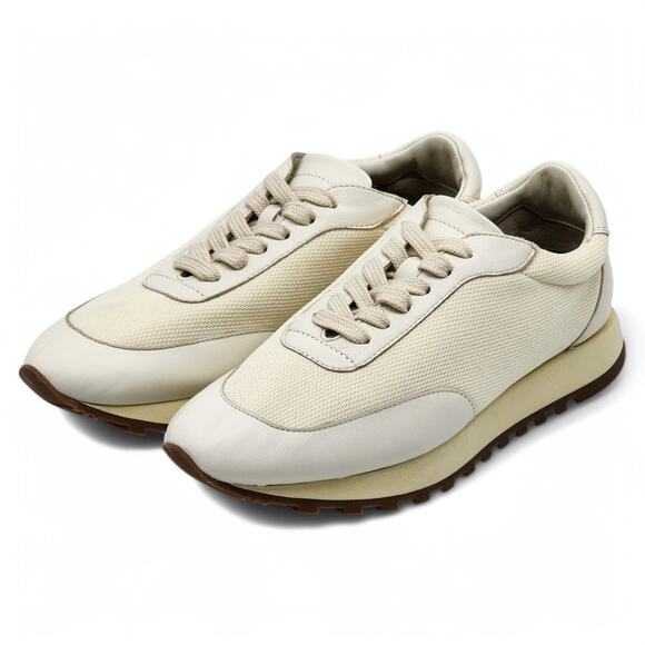 The Row Owen Runner Sneakers - Mesh and Leather - Beige 37 6.5US $820 - Picture 2 of 7